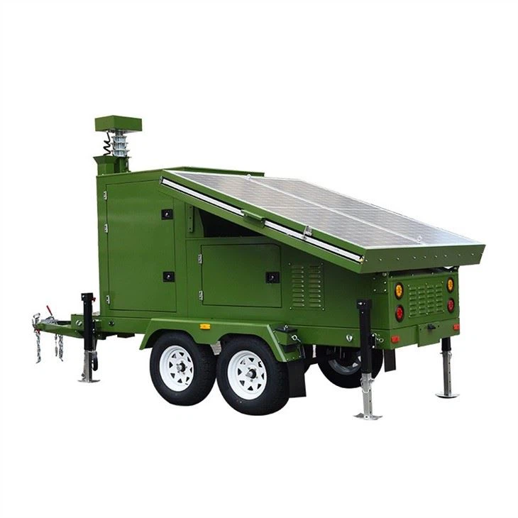 Military Solar Surveillance Tower