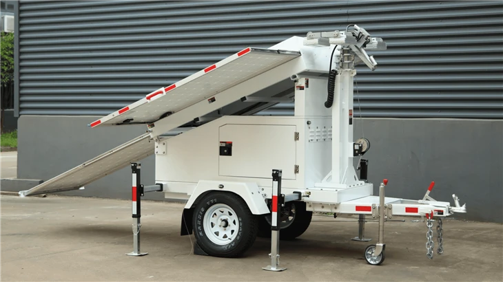 AU Autonomous Thermal Camera Moutnted Solar Powered Trailer