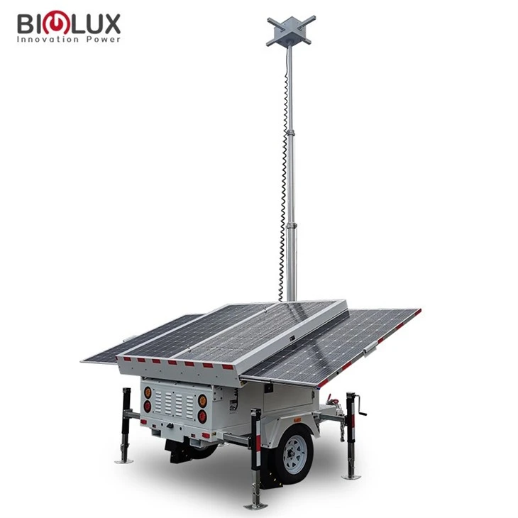 AU Autonomous Thermal Camera Moutnted Solar Powered Trailer