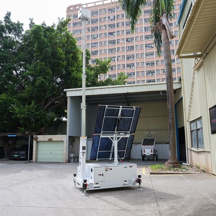 HiSKID Solar Powered CCTV Security Tower best